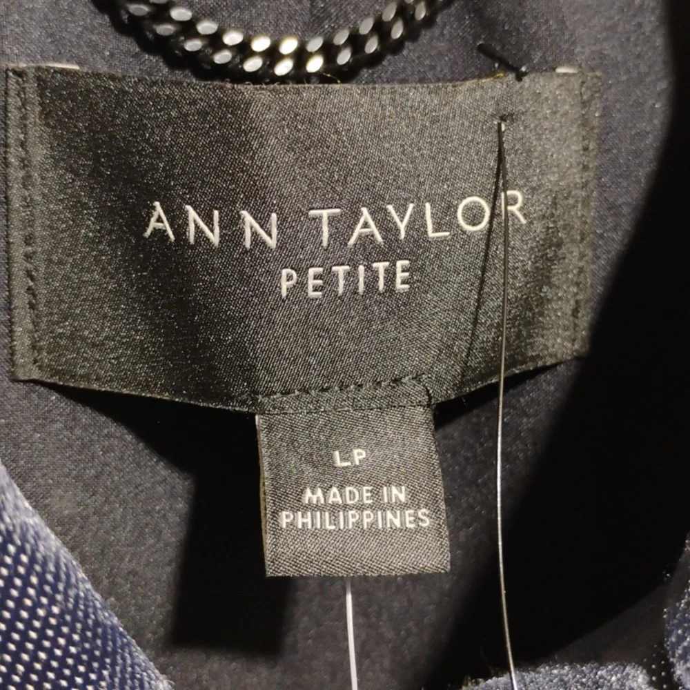 SALE! NWT Ann Taylor Petite Classy Multicolor Long Silky Soft Jacket (X-54) - Picture 5 of 14